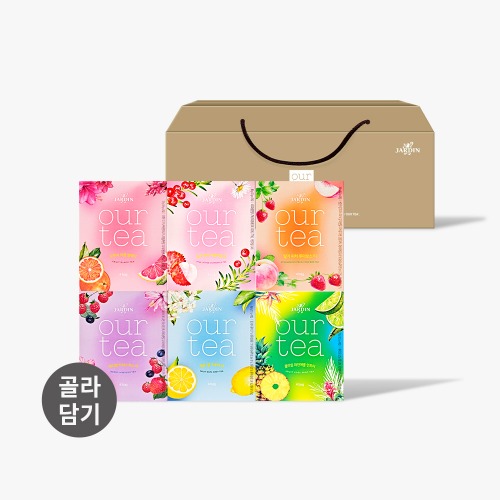[아워티 DIY] 과일티 선물세트 (4px6개) 골라담기