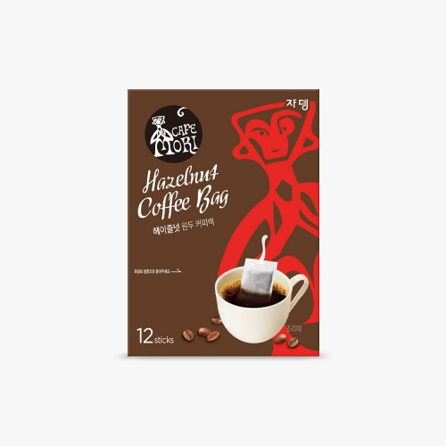 쟈뎅 까페모리 헤이즐넛 원두 커피백 12p(유통기한:~24-04-05)